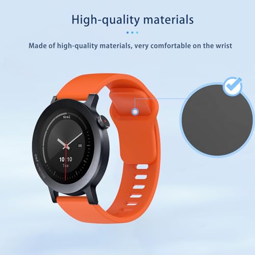 Correa para reloj CMF Watch 3 Pro de silicona naranja miniatura 3