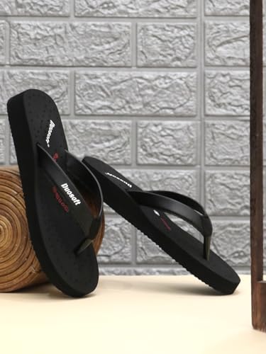 Image of Duosoft Flip Flop for Women | Soft Comfortable | Breathable | Fashionable | Stylish | Trendy | Super Soft | Lightweight | Anti-Slip Sole | Indoor & Outdoor |DW-31-Brown