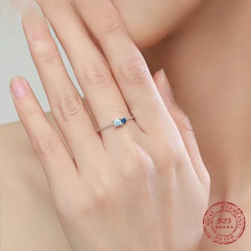 Anillo plata de ley 100% charm crystal para joyería de moda finger ring 4