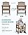 SERWALL 7-Piece Patio Outdoor Table & Chairs, HDPE Dining Set with Umbrella Hole & All-Weather Design for Lawn, Backyard, Poolside, Brown