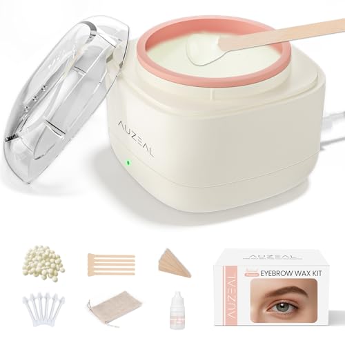 Mini Eyebrow Wax Kit for Women, Wax for Eyebrows Hair Removal, 26 Eye brow Waxing Sticks, 100g Brow...