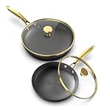 Innovative Long Lasting Non Stick Cast Iron Pans: imarku frying pan set combines the advantages of the cast iron pan and nonstick frying pan, making cooking easier! While maintaining long-lasting nonstick, the skillets set delivers the absolute benef...