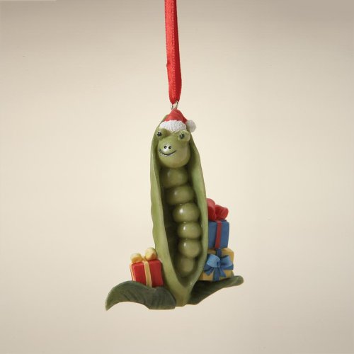 home grownPeapod Caterpillar Resin Ornament