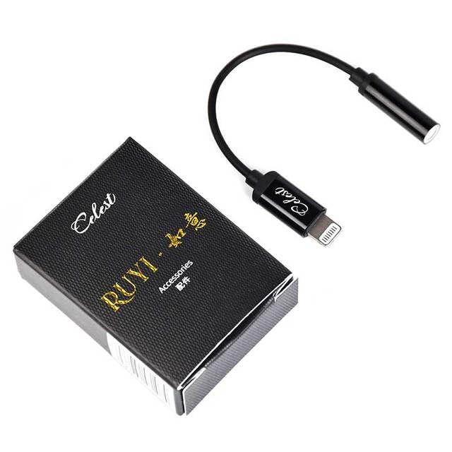 AEsmart - Kinera Celest RUYI Earphone Cable With Detachable Booms Microphone IEM Audio Pickup Gaming Esports Livestreaming Mic Headset (3.5mm to Lightnings)