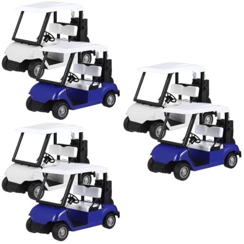 LALAFINA 3 Juegos Modelo De Auto Carro Modelo De Vehículo Modelo De Carrito De Golf Carrito De Golf De Juguete Maquetas Coches Modelo De Coche De Golf Coche De Juguete Aleación 2 Piezas * 3