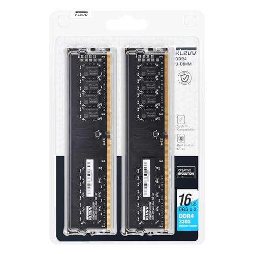 Image of KLEVV DDR4 16GB (2x8GB) 3200MHz CL22 1.2V UDIMM Desktop Ram Memory SK Hynix Chip (KD48GU880-32N220D)