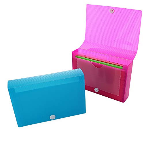 3-X-5-Index-Card-Case-Holds-100-Cards-Includes-Business-CardIndex-Holder-and-5-Tab-Dividers-with-Sticker-Tabs-Comes-in-Assorted-Color--Pack-of-4-By-Emraw