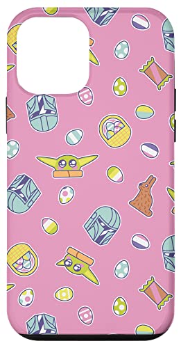 Coque iPhone 12 mini Star Wars Mandalorian et Grogu rose de protection pour smartphone Apple