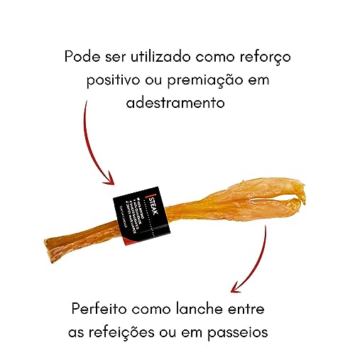Petisco Steak Tendão Bovino para Cães