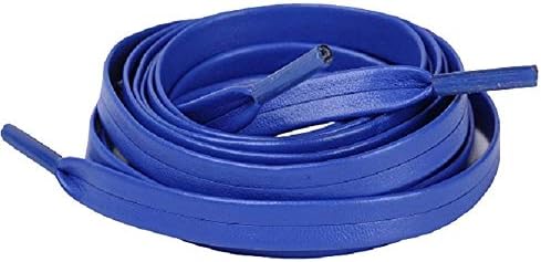 One Pair Flat PU Leather Laces Shoelaces for Shoes Sneaker Boot