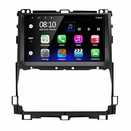 Evite multas usando Carplay en su Toyota Corolla E120 con este navegador GPS con manos libres