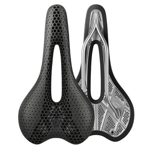 Selle de vélo imprimée 3D en titane ultra-légère pour route et gravel