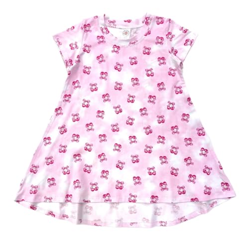 Esme Girl's Crew Neck Short Sleeve Dress Size Small (4-5), M (6-6x) L (7-8) XL (10-12) XXL (14)