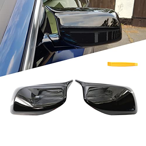 Capuchons de rétroviseur de rechange style M noir brillant pour E60 E61 E63 E64