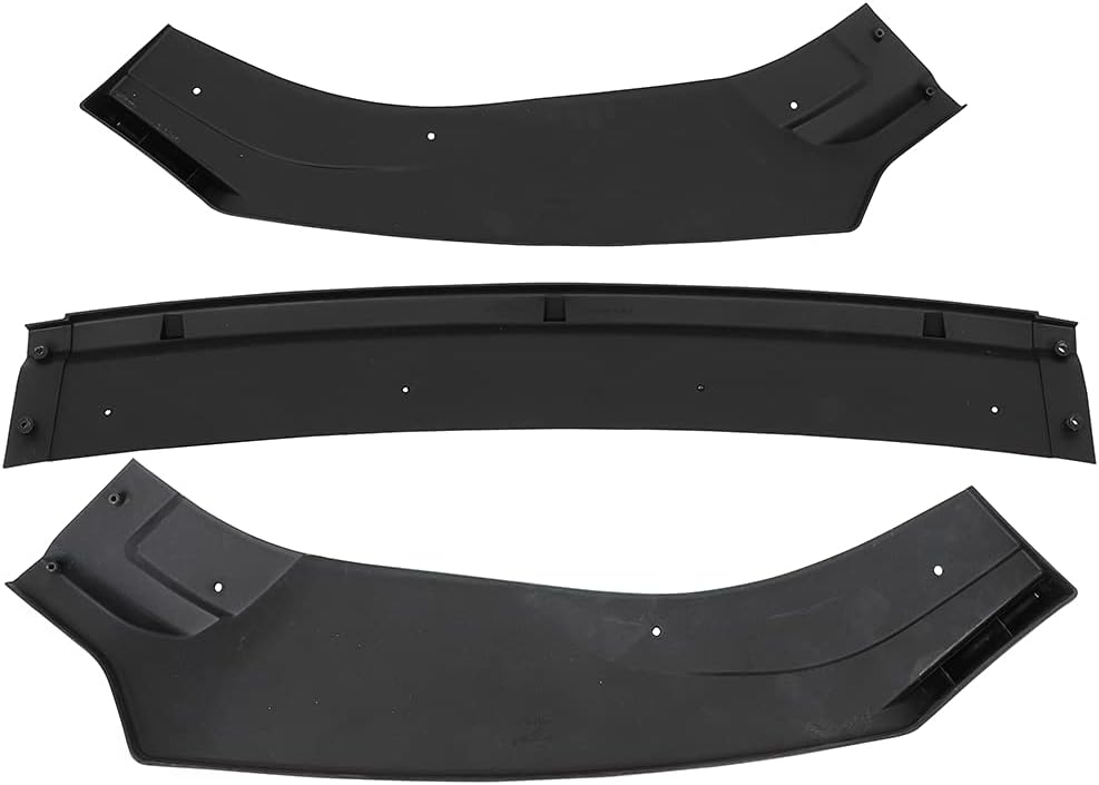 SCITOO Glossy Black PP Front Bumper Body Kit Spoiler Chin Spoiler Front Bumper Lip Fit for 2014-2020 for Volkswagen Golf GTI MK7