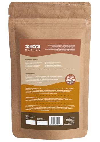 Kreuzkümmel gemahlen Monte Nativo (250g) - Fein gemahlene Kreuzkümmelsamen - Ground Cumin - Schonend getrocknete und aromatische Gewürze ideal zum Kochen und Würzen - Intesives Aroma und Geschmack