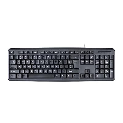 Lapcare Alfa Keyboard 3 with Adjustable Kickstand, Capslock Indicator and 104 Keyboard Standard Key, USB 2.0 (Black)