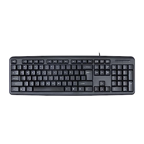 Image of Lapcare Alfa Keyboard 3 with Adjustable Kickstand, Capslock Indicator and 104 Keyboard Standard Key, USB 2.0 (Black)