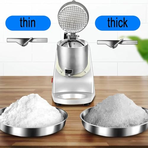 Electric Dual Blades Ice Crusher Raver, Slushie Machine, Mit Eiswürfelschalen, 330 Pfund/h, Für Hausgemachtes Rasiertes EIS, Slushies Home Und Kommerzielle Verwendung