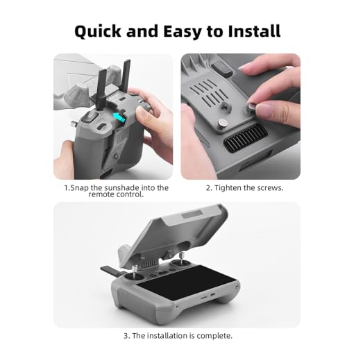 Image of BRDRC Mini 4 Pro Sun Hood for DJI RC 2 Controller Screen Protection Joysticks Protector Sunshade for DJI Mini 4 Pro /Air 3 Accessories