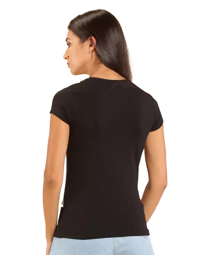 Image of Lyra Women's Cotton Regular Fit T-Shirt