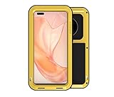 comprar.¡Gracias! Love Mei Funda para teléfono con Cubierta de Armadura metálica Resistente al Agua a Prueba de Golpes para Huawei Mate 40 Pro - Amarillo