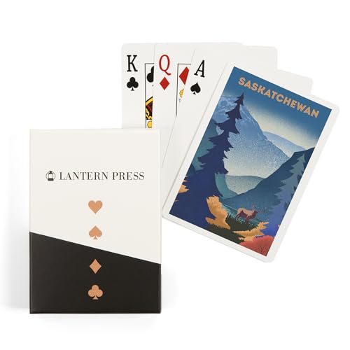 52 Naipes Póker Estampado Elk y Montañas