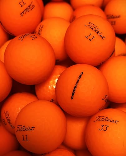 Golf Ball House…24 Velocity Golf Balls for Titleist/Orange/Near Mint (AAAA)
