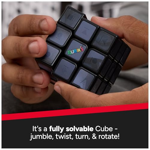 Image of Rubik's Cube, Batman Cuber, DC Comics Collectible Fidget Toy & Desk Decor, Classic Color-Matching Puzzle, Problem-Solving Brain Teaser for Fans of Batman Toys, for Ages 8 & Up