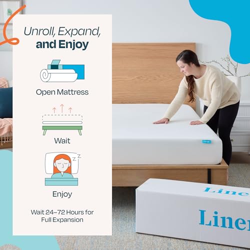 Image of Linenspa 8 Inch Gel Memory Foam Mattress - Medium Feel - King - Cooling Gel