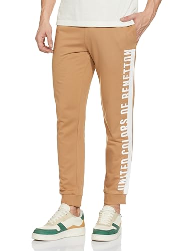 Image of United Colors of Benetton Men Regular Mid Rise Pants