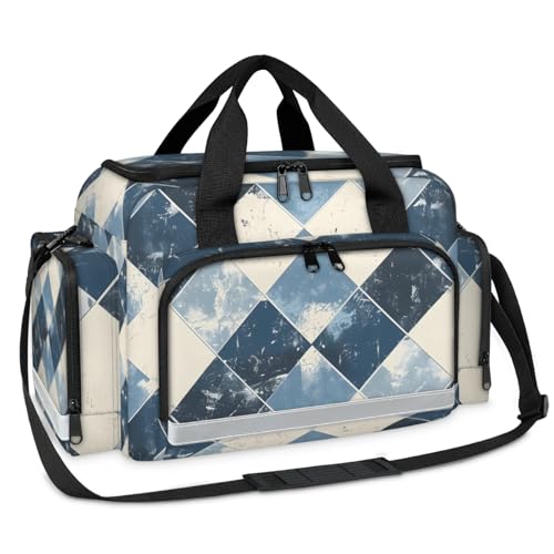 GzLeyigou First Aid Bags Empty, Retro Aztec Emergency Bag First Aid Kit Multiple Compartment Kit Carrier On Call Trauma Bag For Paramedics Emergency Medical Supplies Kit