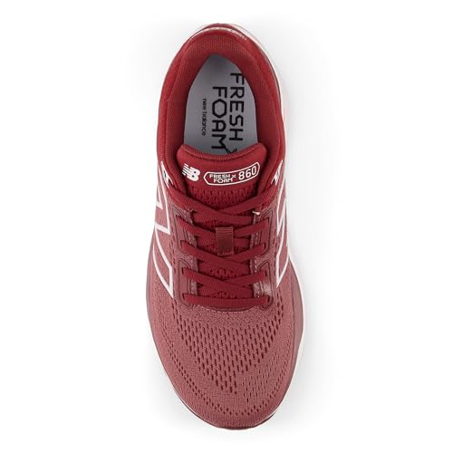 New Balance New Balance Women's Fresh Foam X 860 V14 Running Shoe, Washed Burgundy/Monarch Burgundy/Pink Granite, 7.5 W