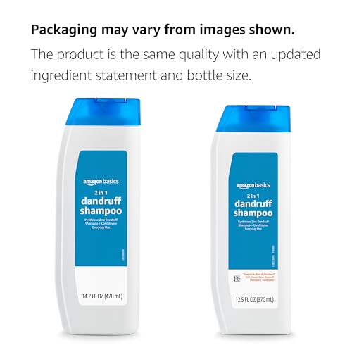 Amazon Basics 2-in-1 Dandruff Shampoo and Conditioner, Gentle, pH Balanced, 12.5 Fl Oz (Pack of 6) (Previously Solimo) - Image 6