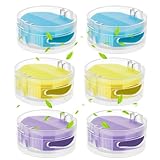 Vicloon 6 Stück Shark Anti-Geruchs-Kartusche, Geruchsneutralisierer Ersatz für Shark HZ3002 IZ862H IZ562H AZ3002, Geruchsneutralisator-Kartusche Ersatz für Shark Staubsauger (Lila Gelb Blau)