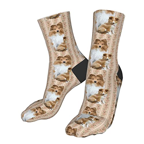Running Socks Shetland Sheepdog Mother Son Sports Socks Funky Men’S Socks Breathable Trainer Socks For Outdoor Yoga Football 40Cm Running Socks Shetland Sheepdog Mother Son Sports Socks Funky Men’S Socks Breathable Trainer Socks For Outdoor Yoga Football 40Cm
