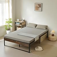 Amazon｜ベッドフレーム ダブル パイプベッド すのこ 木製調 ヘッド