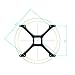BETAFPV 2pcs Tiny Whoop Frame FPV Stiffener Brace of Carbon Fiber for Beta85X 4S Micro Quadcopter