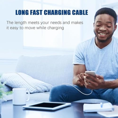 Image of USB C to USB C Cable 3.3FT(1 Meter), Nylon Braided 100W Type C Charger Cord Compatible with iPhone 17 16 15 Pro Plus Pro Max /iPad Pro /Laptop, Android Devices and Other Type C devices (Pack Of 1)