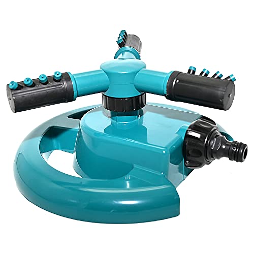 Image of Ram Garden Sprinkler Automatic Lawn Sprinkler 360 Degree Rotating Grass Lawn Plants Veggies Sprinkler