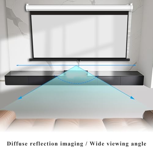 Pantalla Manual Retráctil para Proyector 60" 16:9 miniatura 6