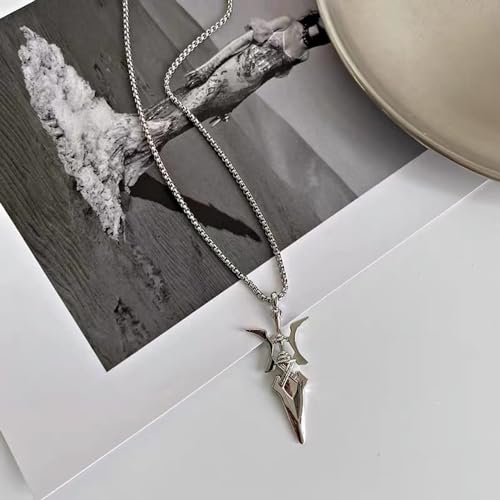 Misa Amane Cosplay Pendant Chain Necklace - Silver4