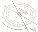 NCD Medical/Prestige Medical 62 Protractor Goniometer, 6 inches