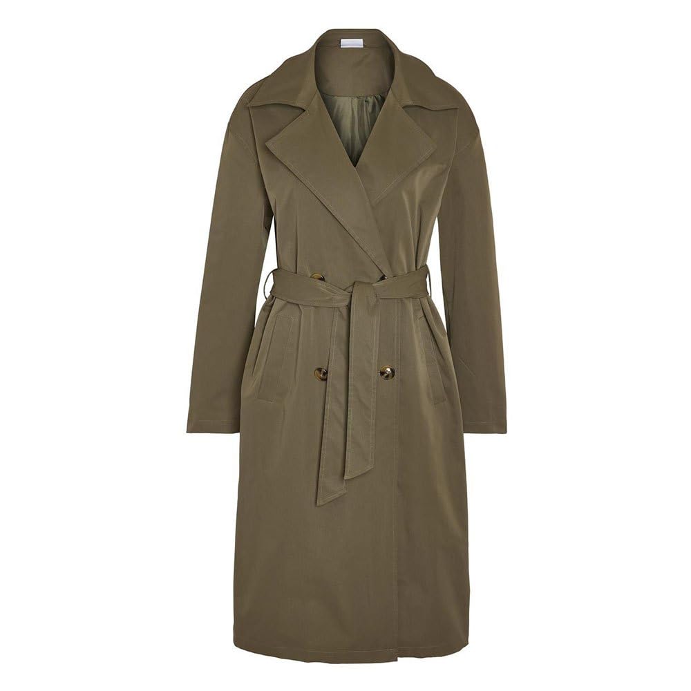Noisy may Nmmanya L/S Noos Women's Trench Coat, Kalamata, S