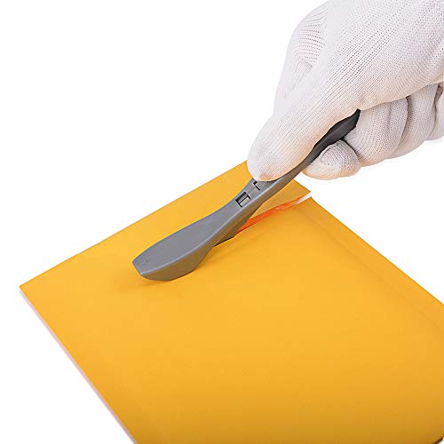 Image of Gomake Wrapping Paper Cutter 3PCS Gift Wrap Cutter,Concealed Blade Safety Knife with 10 Replaceable Blade for Birthday Paper Gift Wrapping Paper Roll Cutter and Christmas Wrapping Paper Cutter Tool