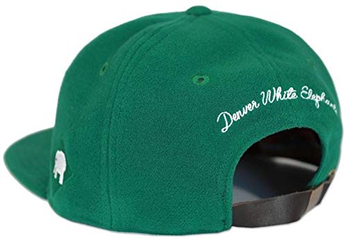 NLBM Negro League Heritage Wool Cap Denver White Elephants2
