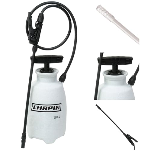 Image of Chapin 1 /2-Gallon Pump Sprayer, SureSpray for Reliable Spray | Lightweight poly tank; for home and garden tasks, weed control, feeding plants or cleaning surfaces; adjustable nozzle