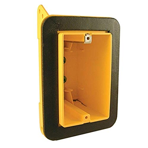 hubbell-raco 2011-fbar nicht metallisch 2-3/4-Zoll Tief Elektrische Box, mit 1 Gang, Halterung und Vapor Barriere Schutz, 2-1/4-Zoll x 3-1/2 Zoll Cover