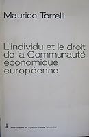 L'Individu et le Droit de la Communaute Economique Europeenne 0840501307 Book Cover