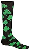 Red Lion Shamrock Athletic Socks ( Black / Kelly Green - Large )